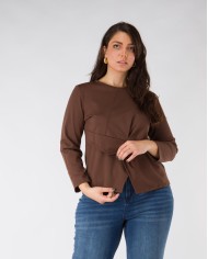 Blouza-Makrymaniki-Me-Idiaitero-Anoigma-Brosta-Brown-Bodyform-2