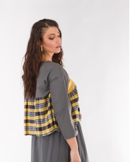 Blouza-Me-Volan-Kai-Karo-Print-Gray-Bodyform-2