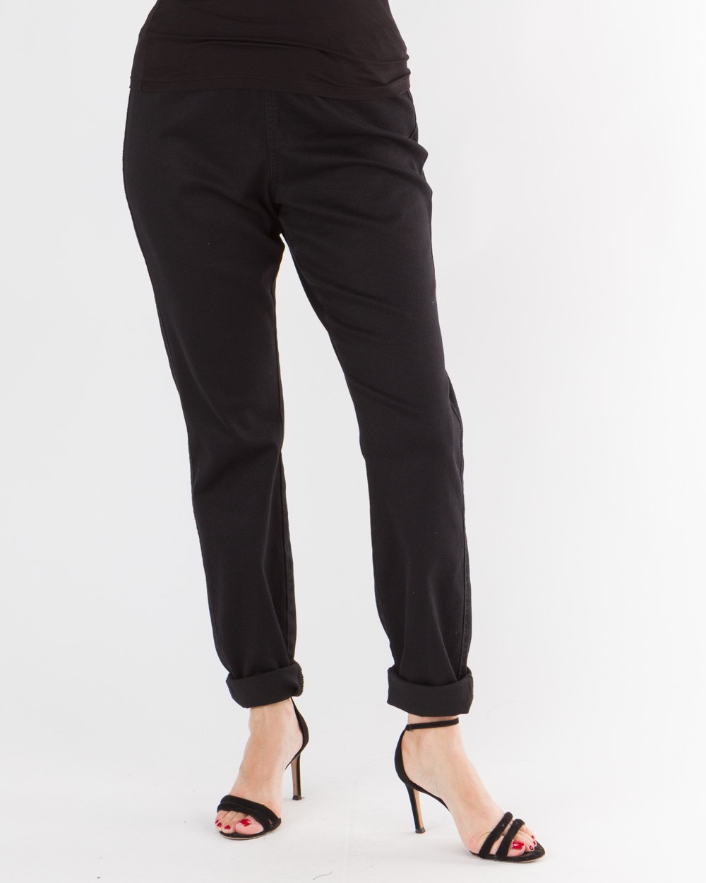 Panteloni-Jean-Me-Lasticho-Stin-Mesi-Black-Bodyform-2