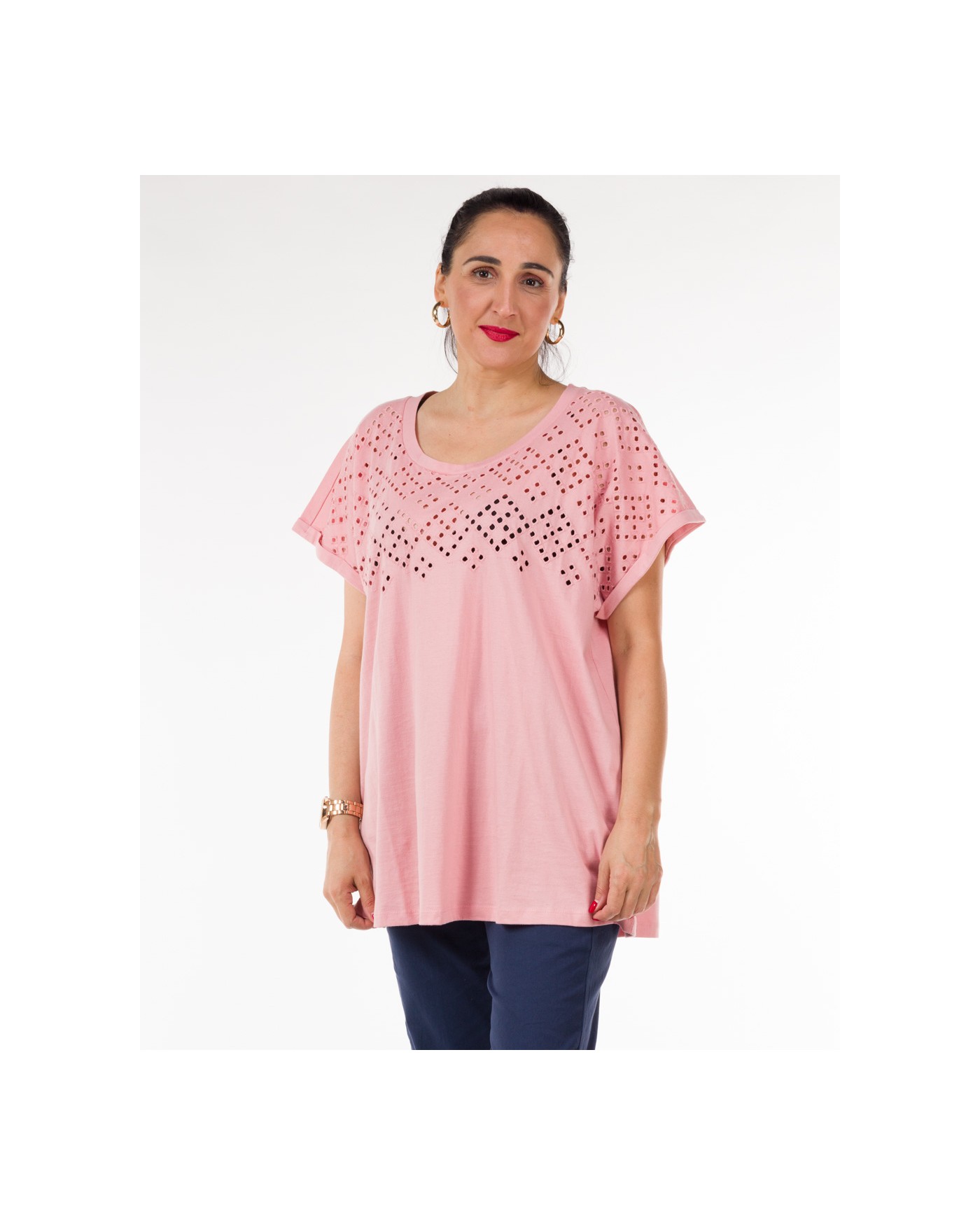 V50101E-Blouza -me- kypour -sto- pano- meros- roz- bodyform