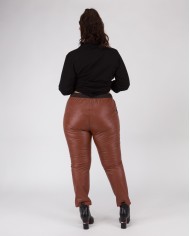Panteloni-Dermatini-Me-Tsepes-Brown-Bodyform-1