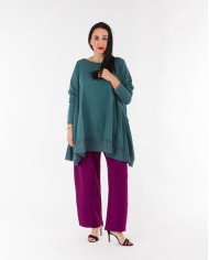 Pantelona-Elastiki-Monochromi-Me-Kathetes-Rafes-Mov-Boddyform-1