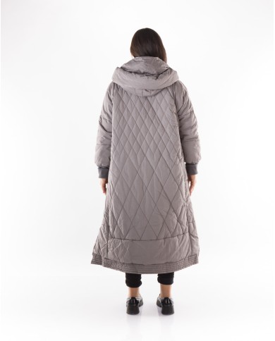 Χειμωνιάτικο Μπουφάν Με Μανσέτα Στα Μανίκια Και Εξόγαζα