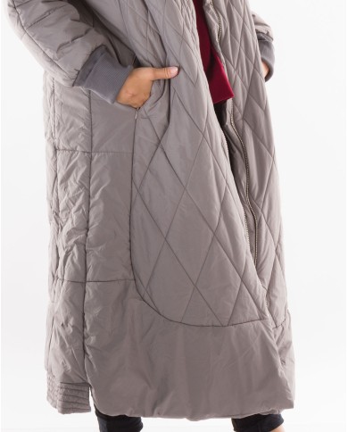 Χειμωνιάτικο Μπουφάν Με Μανσέτα Στα Μανίκια Και Εξόγαζα