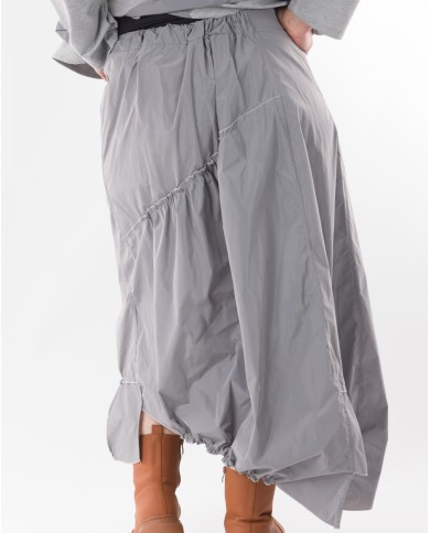 Φούστα Μάξι Ασύμμετρη Με Σούρες