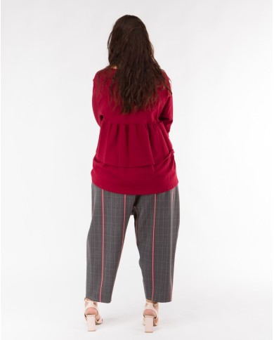 Παντελόνι Υφασμάτινο Με Καρό Σχέδιο