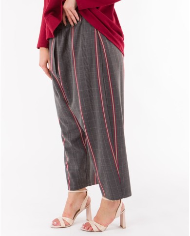 Παντελόνι Υφασμάτινο Με Καρό Σχέδιο