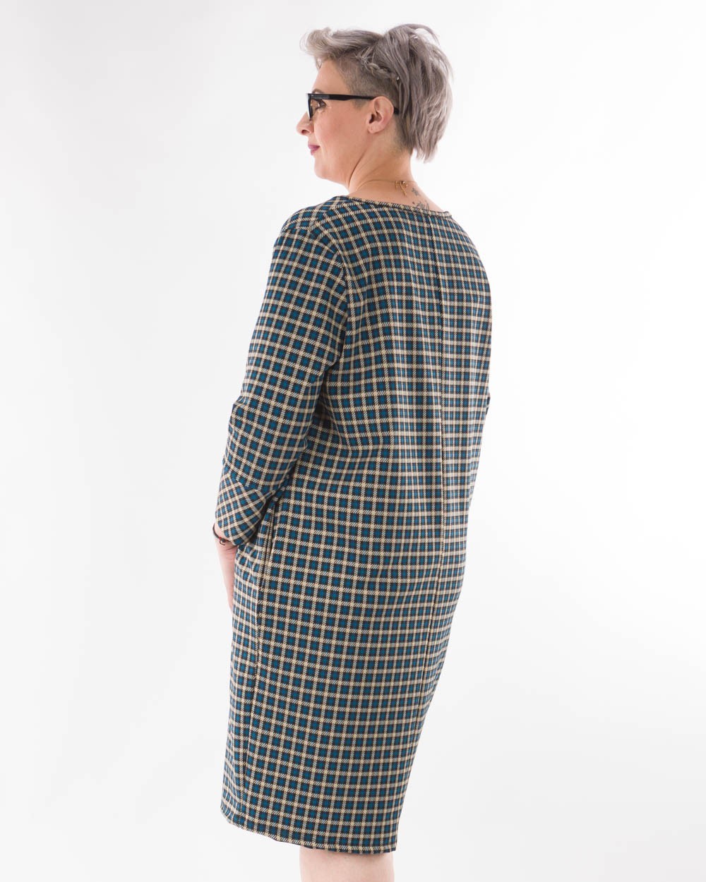 Φόρεμα Με Καρό Σχέδιο