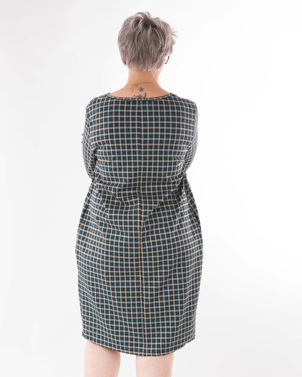 Φόρεμα Με Καρό Σχέδιο