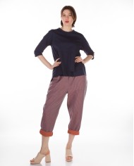 Παντελόνι Ριγέ Με Λάστιχο Στην Μέση