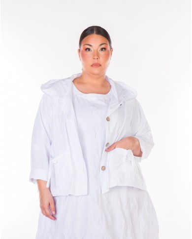 Ανοιξιάτικο βαμβακερό μπουφάν με κουκούλα