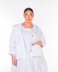 Ανοιξιάτικο βαμβακερό μπουφάν με κουκούλα