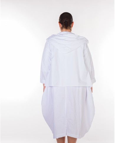 Ανοιξιάτικο βαμβακερό μπουφάν με κουκούλα