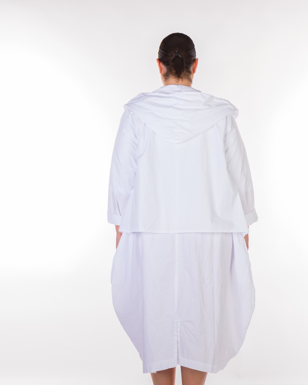 Ανοιξιάτικο βαμβακερό μπουφάν με κουκούλα