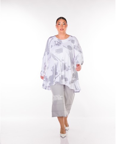 Μπλούζα μακριά ασύμμετρη