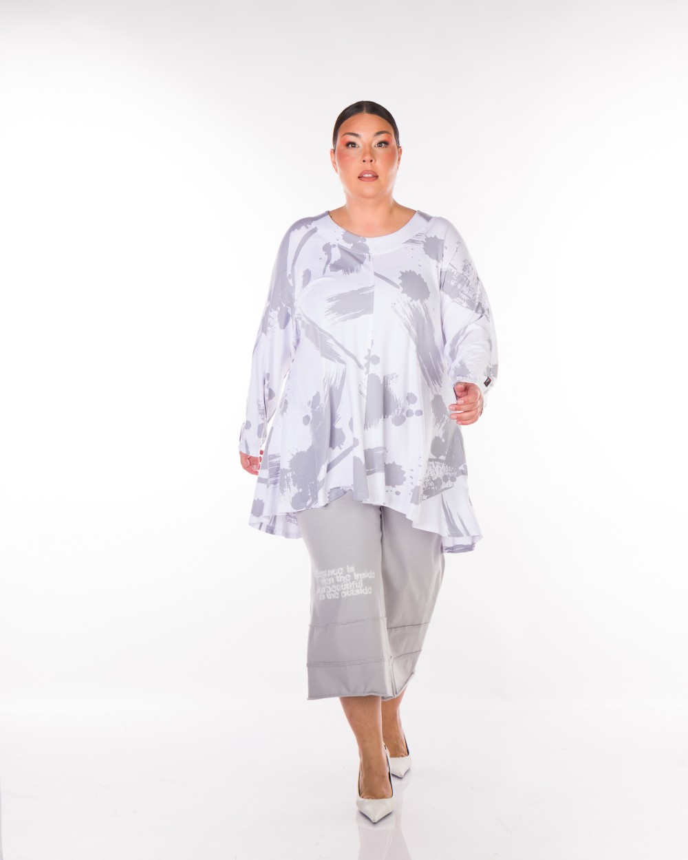 Μπλούζα μακριά ασύμμετρη