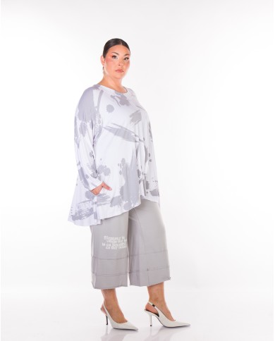 Μπλούζα μακριά ασύμμετρη