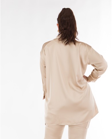 Πουκαμίσα Σατέν Με Τσέπη