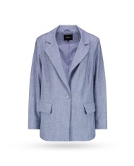 Σακάκι με Γιακά & Σκίσιμο Πίσω