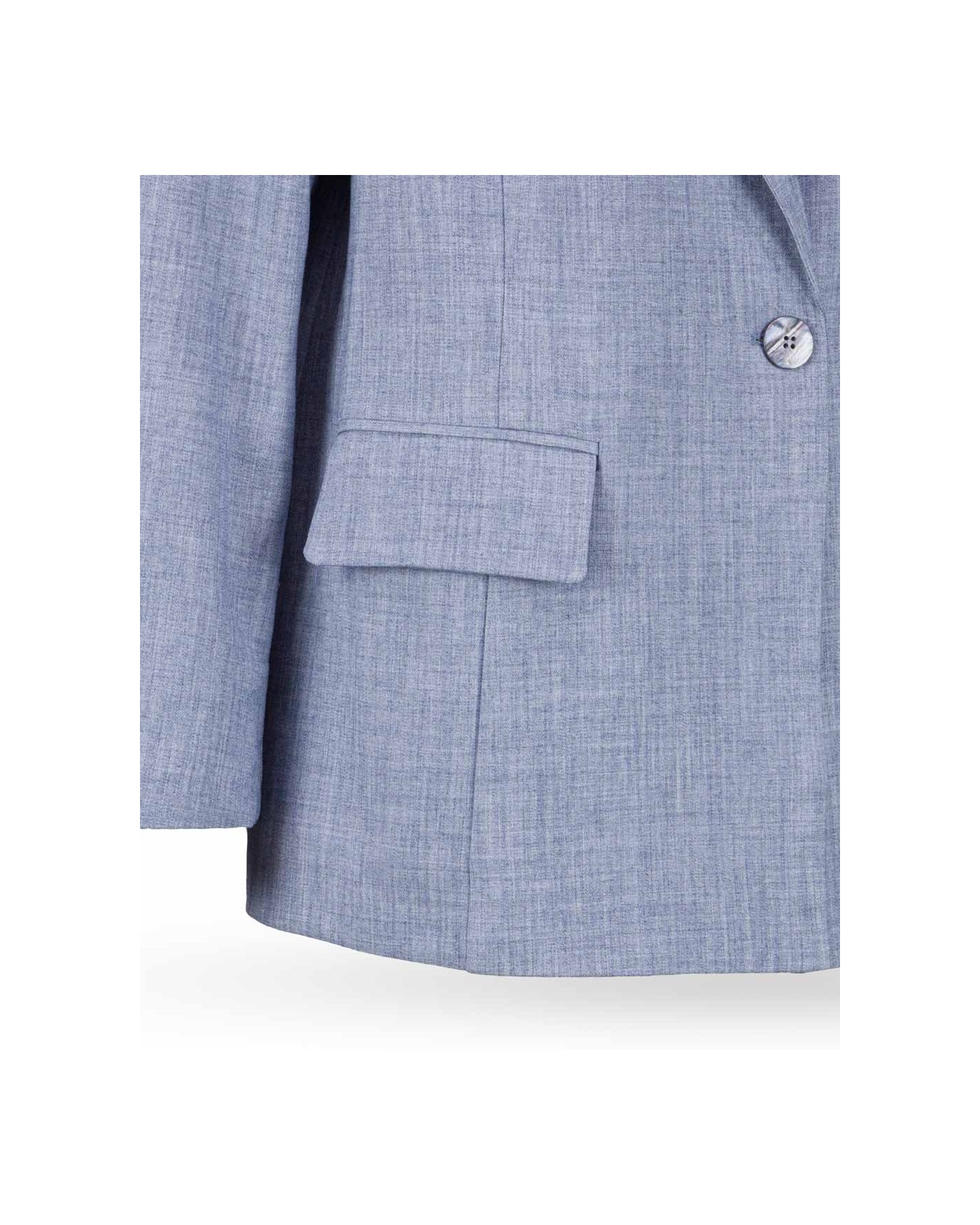 Σακάκι με Γιακά & Σκίσιμο Πίσω