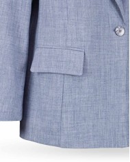 Σακάκι με Γιακά & Σκίσιμο Πίσω