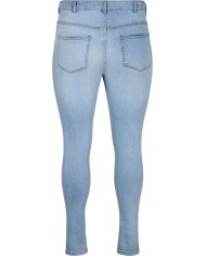 Slim fit τζιν με λεπτομέρειες από τριβή