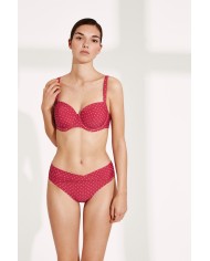 Μπικίνι Τοπ με Μπανέλες και Πουά