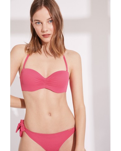 Στράπλες Τοπ Μαγιό με Σούρες