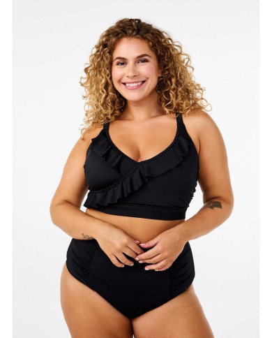 Σουτιέν Μαγιό Μπικίνι "Ruffled Elegance"