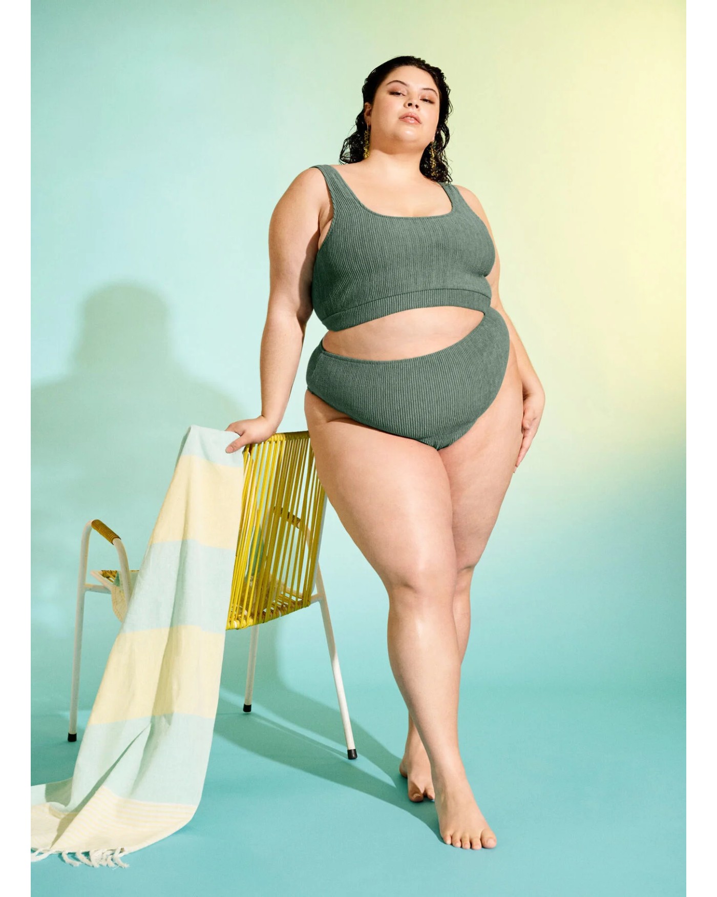 BRAZILIAN Σλιπ Μπικίνι Με Κρεπ Υφή