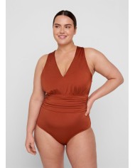 Ολόσωμο Μαγιό σε Χρώμα Μπρονζέ