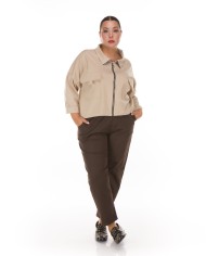 Κοντό Τζάκετ με Τσέπες