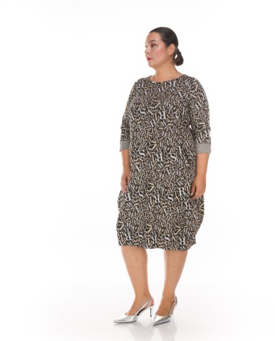 Φόρεμα με Μοτίβο Γραμμάτων