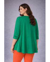 Μπλούζα Ασύμμετρη Με Βολάν