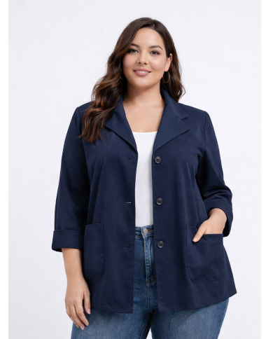 γυναικείο σακάκι navy punto milano με κουμπιά