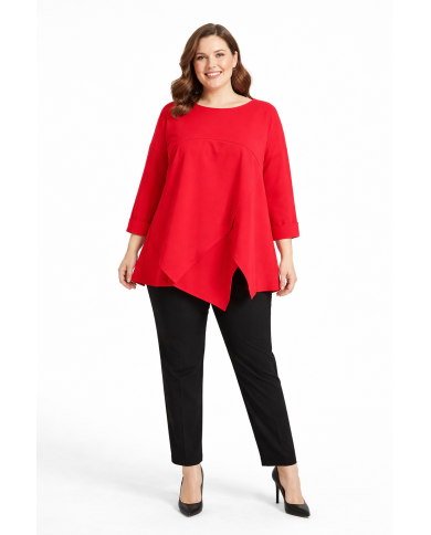 Μπλούζα Ασύμμετρη με Μικρό Άνοιγμα