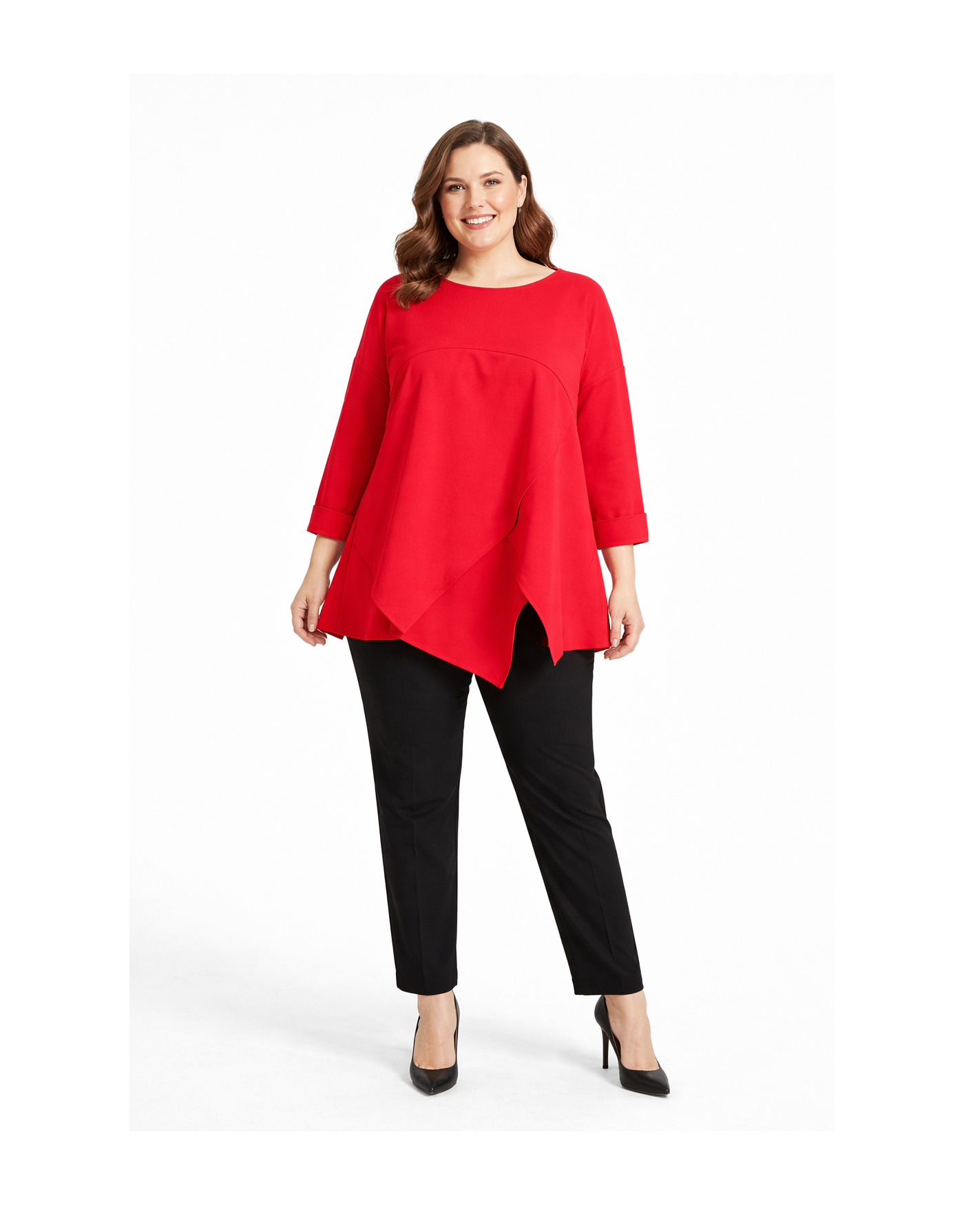 Μπλούζα Ασύμμετρη με Μικρό Άνοιγμα