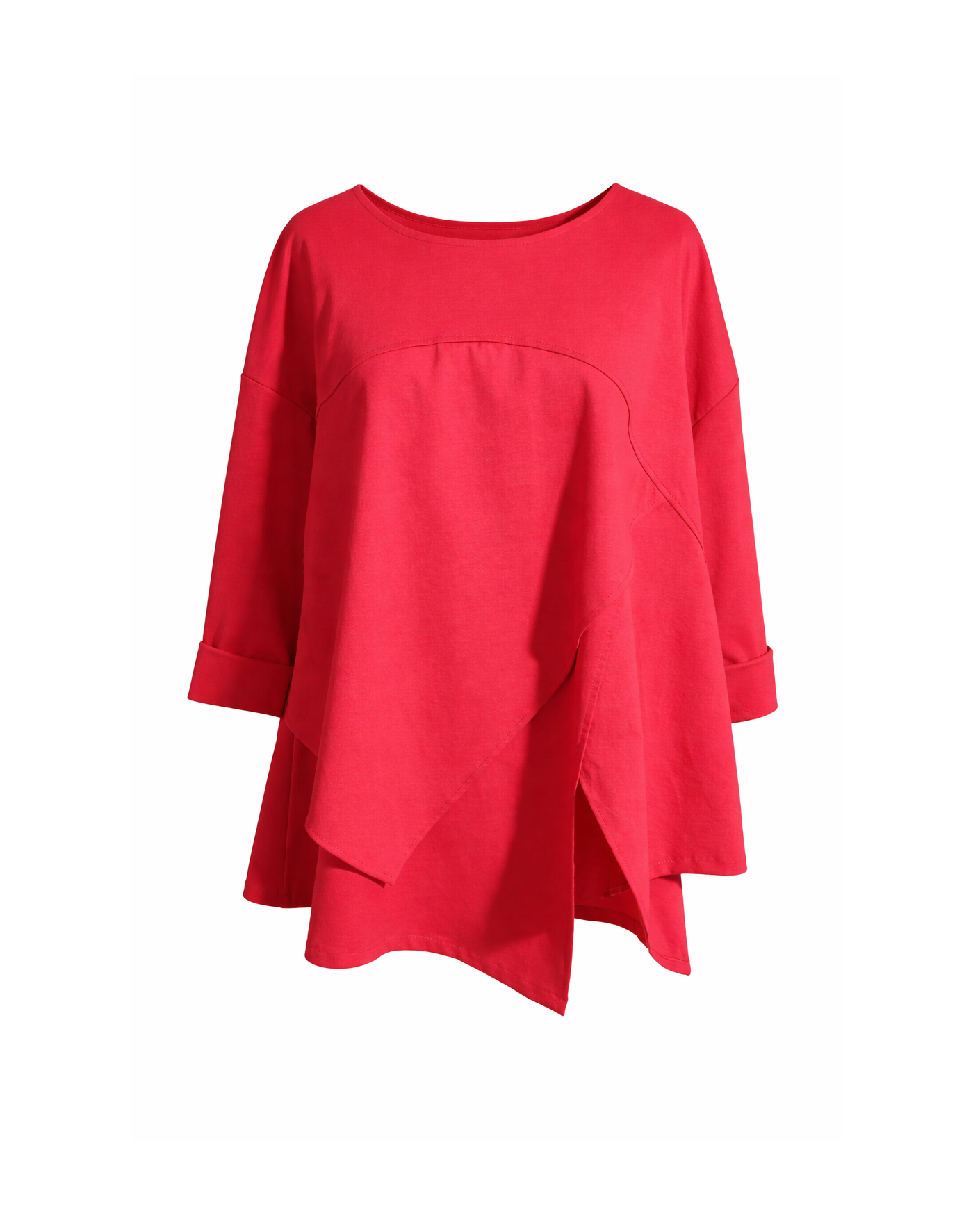 Μπλούζα Ασύμμετρη με Μικρό Άνοιγμα