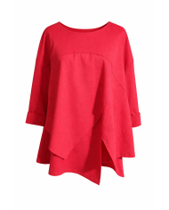 Μπλούζα Ασύμμετρη με Μικρό Άνοιγμα