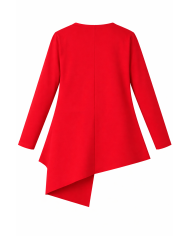 Μπλούζα με Τσέπη στο Εμπρός Μέρος Ασύμμετρη