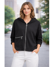 Ζακέτα με Εξωτερική Τσέπη με Φερμουάρ