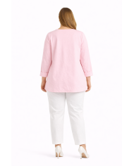 Γυναικεία Μπλούζα Ασύμμετρη με Layer Τελείωμα