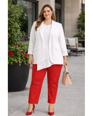 Γυναικεία Μπλούζα Ασύμμετρη με Layer Τελείωμα