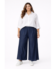 Παντελόνι Denim με Λάστιχο στη Μέση