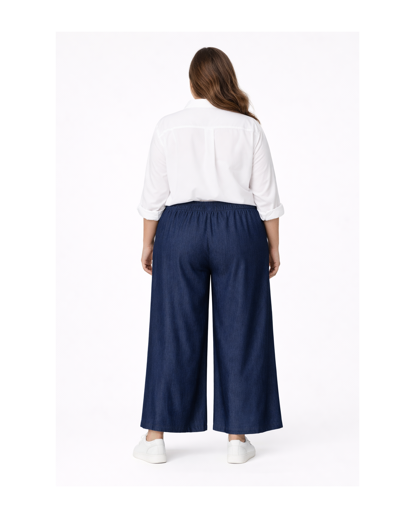 Παντελόνι Denim με Λάστιχο στη Μέση