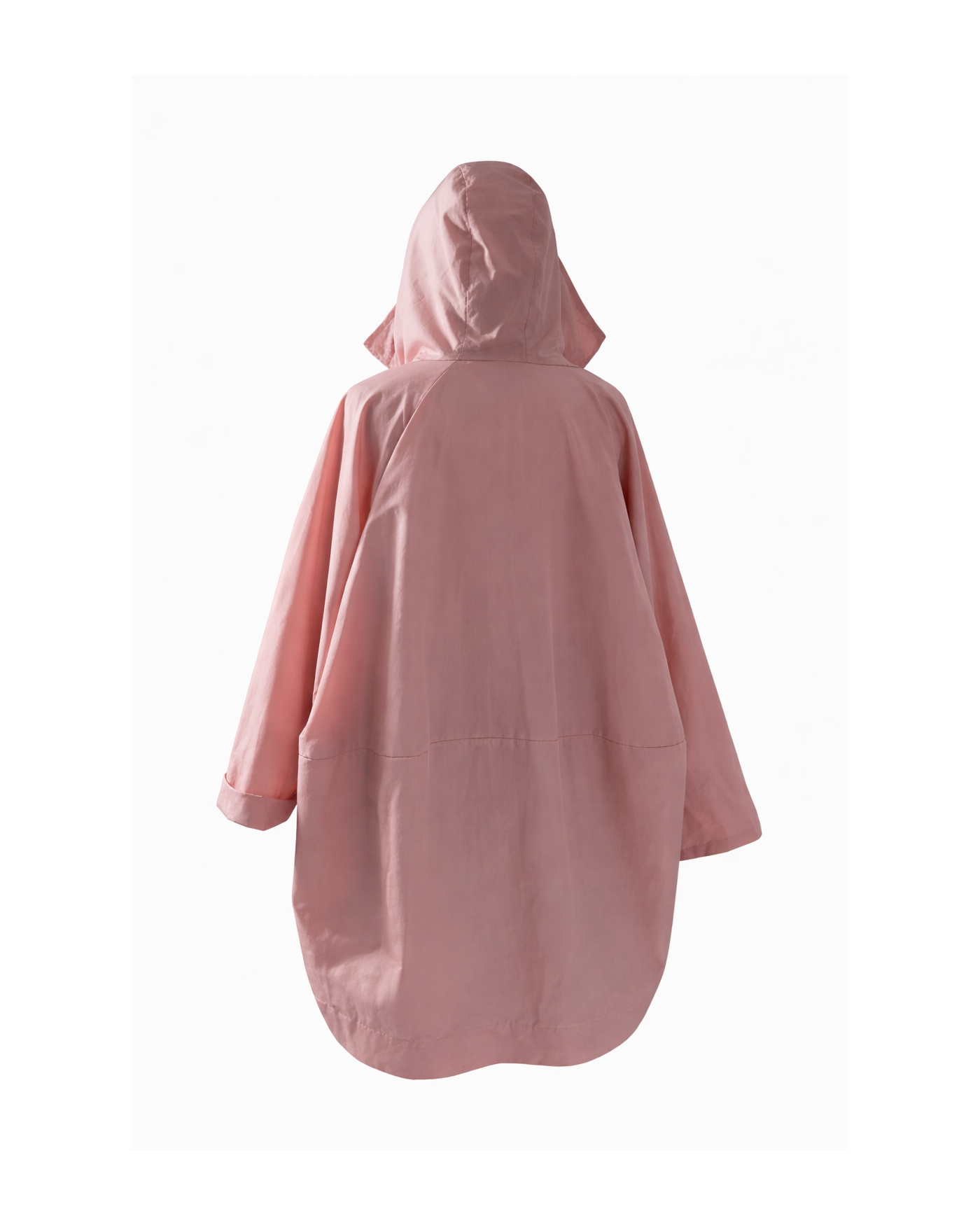 Oversized Καπαρντίνα με Κουκούλα σε Χαλαρή Γραμμή