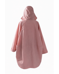 Oversized Καπαρντίνα με Κουκούλα σε Χαλαρή Γραμμή