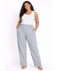 Ελαστικό Παντελόνι με Λάστιχο στη Μέση & Τσέπες – Διαθέσιμο σε 3 Χρώματα