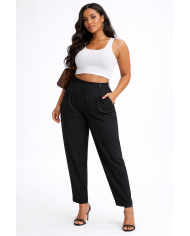 Παντελόνι με Πιέτες & Διακοσμητικά Κουμπιά – Ίσια Γραμμή | Elegant Collection