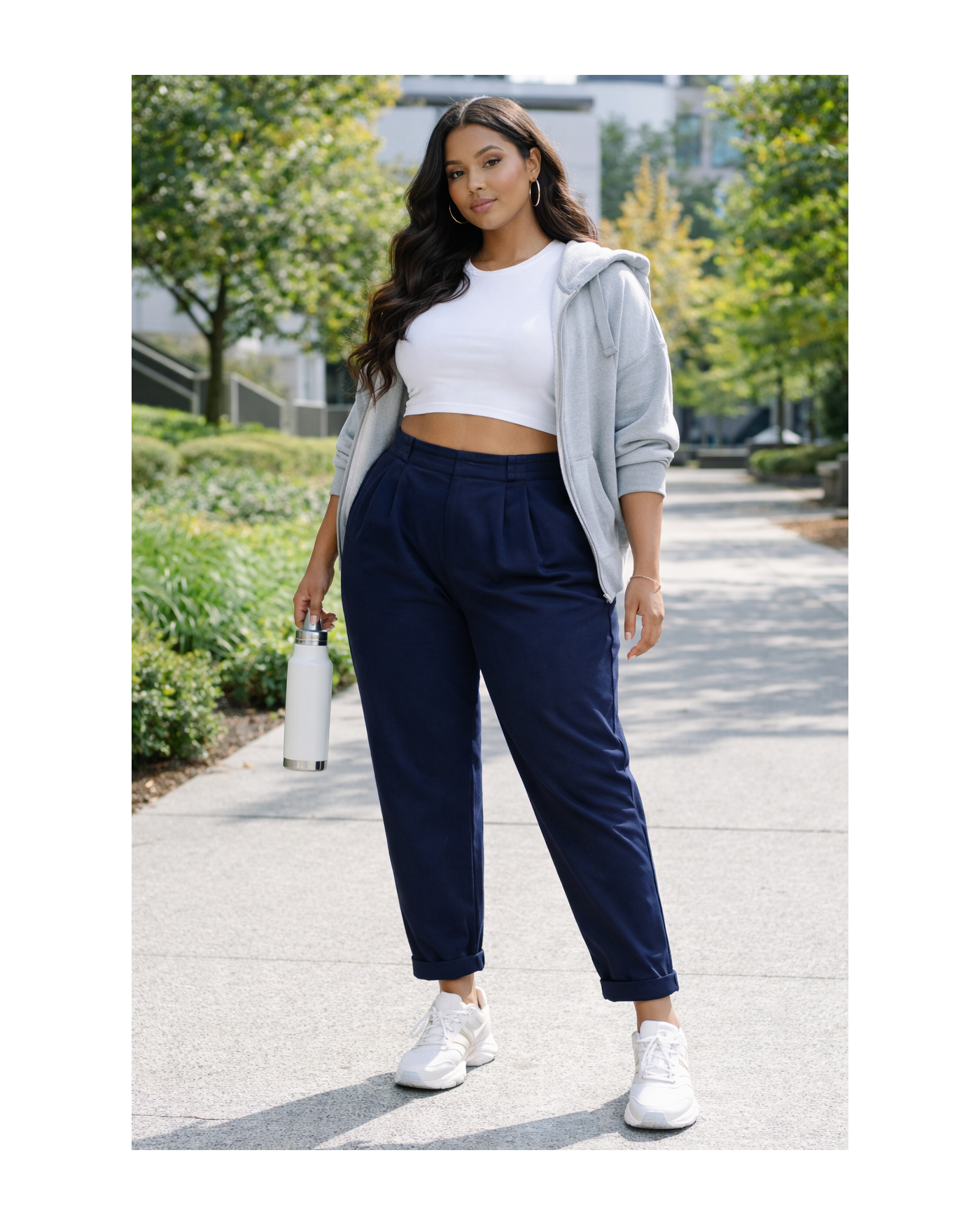 Παντελόνι με Πιέτες & Διακοσμητικά Κουμπιά – Ίσια Γραμμή | Elegant Collection